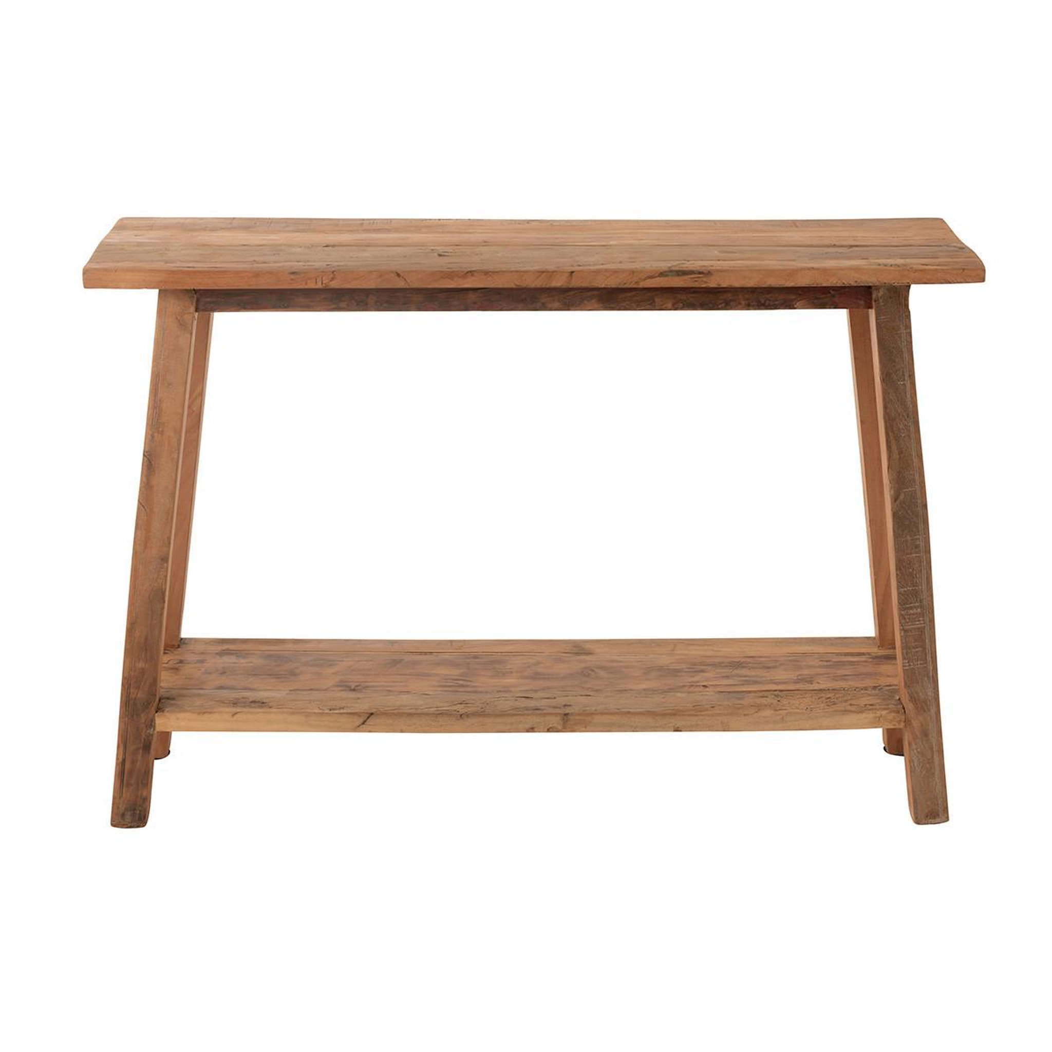 Voir la diapositive 2 : J-LINE Console en bois recyclé  matilda  120cm naturel