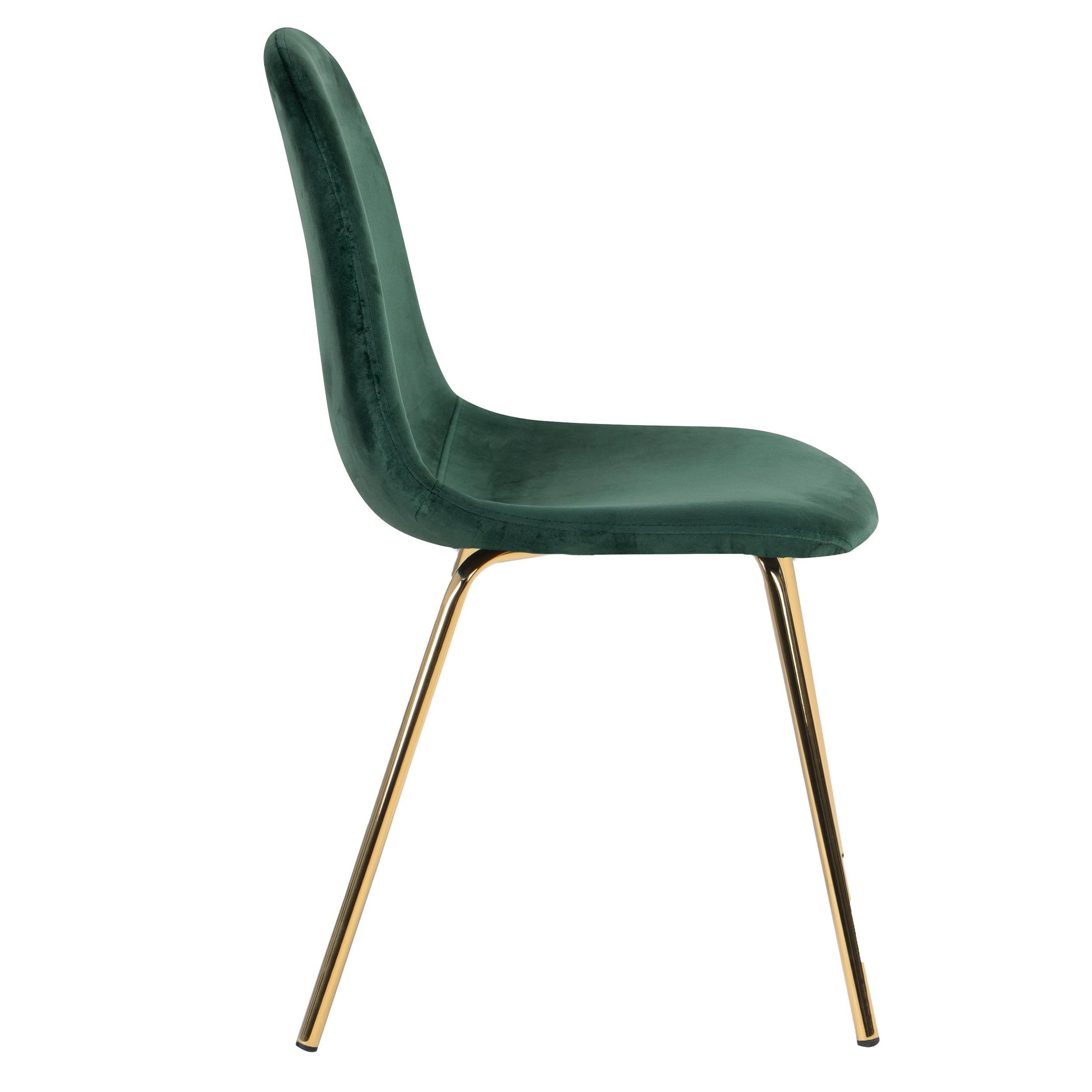 Voir la diapositive 5 : Rendez vous déco Lot de 2 chaises en velours vert - Skuli