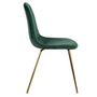 Voir la diapositive 5 : Rendez vous déco Lot de 2 chaises en velours vert - Skuli