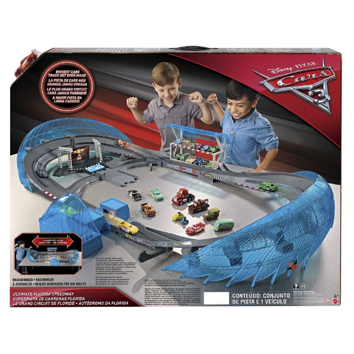 Cars 3 - circuit de floride - disney MATTEL Pas Cher 