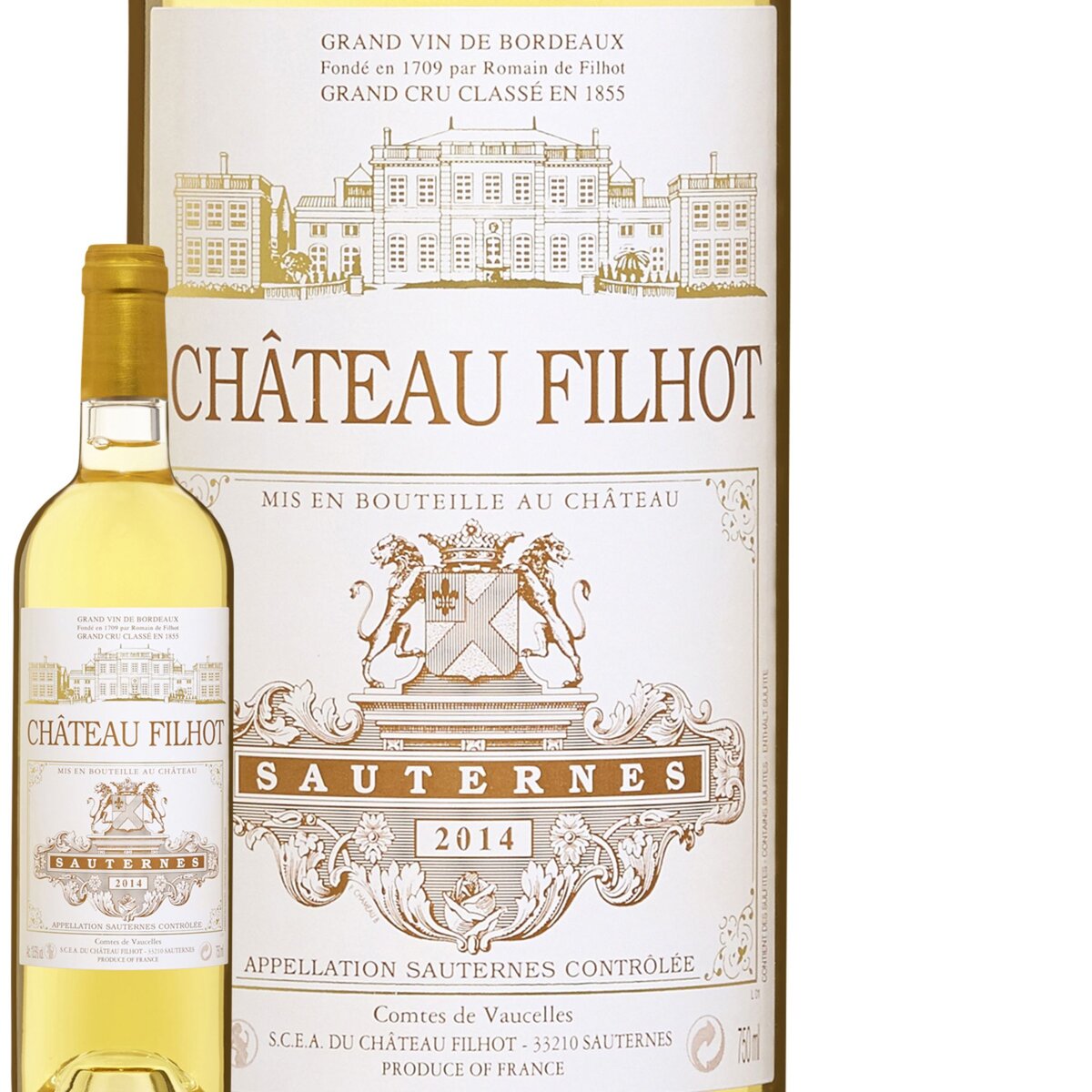 Château Filhot Sauternes Blanc 2014