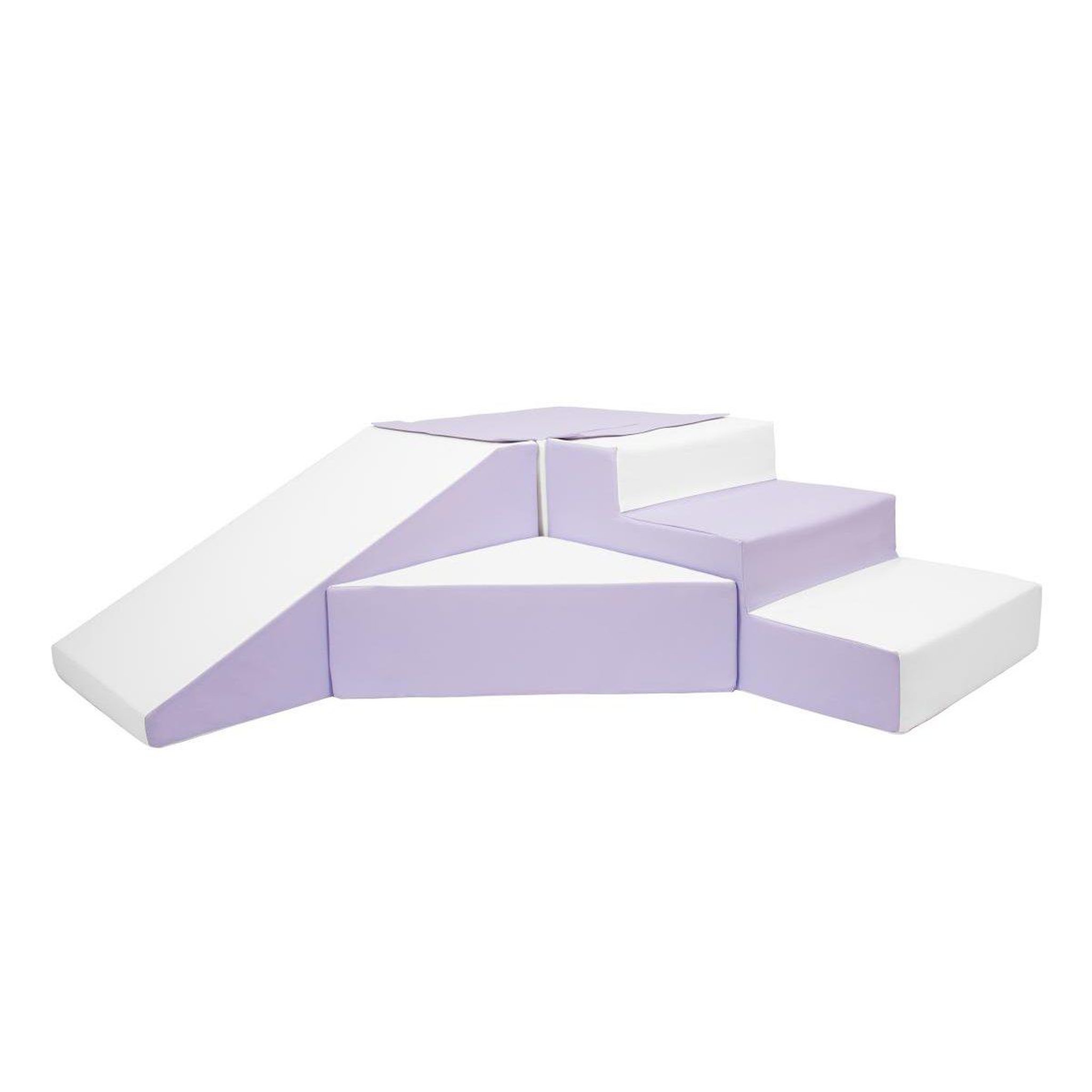 VELINDA Set de 4 blocs en eps blanc voilet