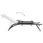 Voir la diapositive 4 : VIDAXL Chaises longues lot de 2 Textilene et acier