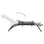 Voir la diapositive 4 : VIDAXL Chaises longues lot de 2 Textilene et acier