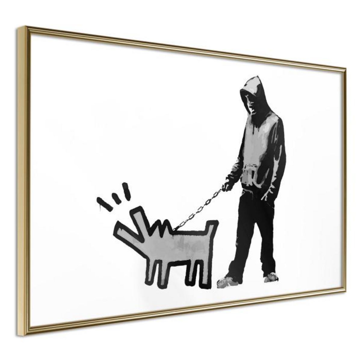 Paris Prix Affiche Murale Encadrée  Banksy Choose Your Weapon