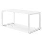 Voir la diapositive 4 : Paris Prix Bureau Design en Verre  Abigano  160cm Blanc