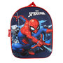 Voir la diapositive 1 : Bagtrotter Bagtrotter - Spiderman - Sac à Dos Scolaire Goûter 31 cm - Marine - 1 compartiment zippé - Bretelles Matelassées - Face 3D - 25x11x32 cm - Matière Polyester - Sac à Dos Scolaire Maternelle