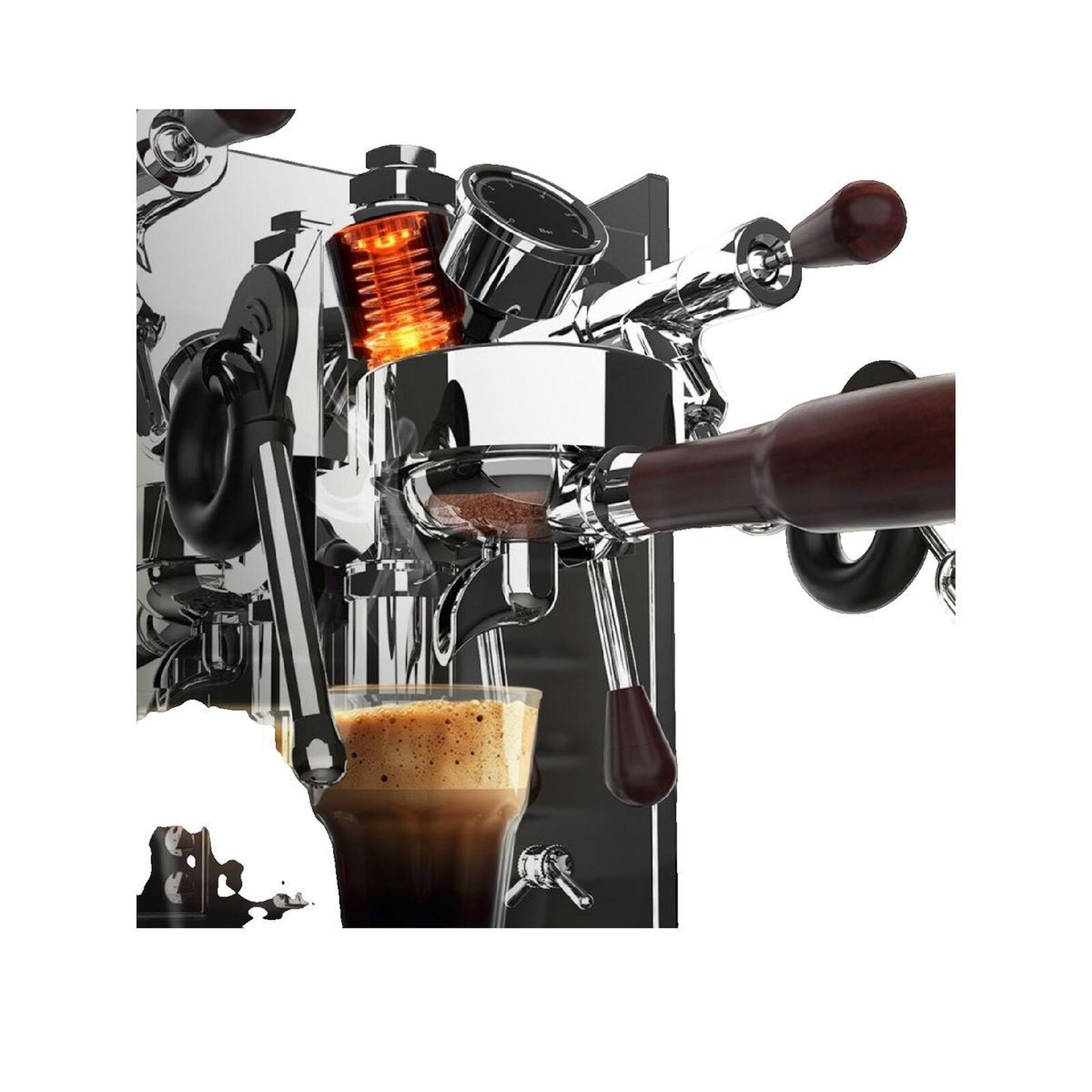 Voir la diapositive 2 : CECOTEC Cafetière espresso superautomatique Cecotec acier inoxydable