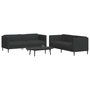 Voir la diapositive 1 : VIDAXL Ensemble de canapes 2 pcs noir tissu