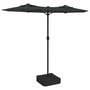 Voir la diapositive 2 : VIDAXL Parasol de jardin a double tete anthracite 316x240 cm