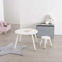 Voir la diapositive 4 : Atmosphera Kids Table Enfant Design  Douceur  60cm Blanc