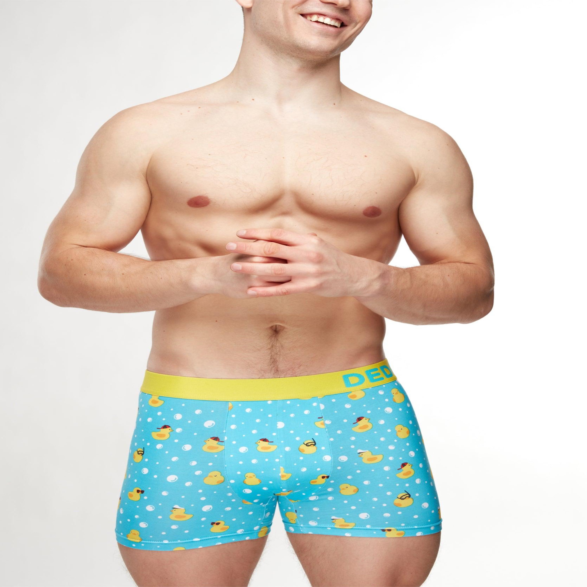 Voir la diapositive 2 : DEDOLES Boxer homme canards de bain