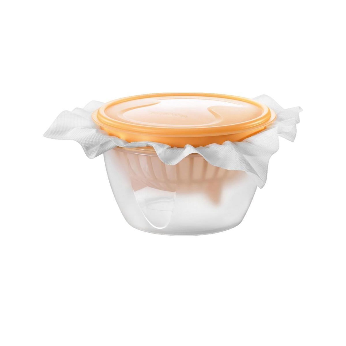 Tescoma Set Fromagère Tescoma Della Casa avec Bol, Passoire et 5 Chiffons Réutilisables