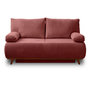 Voir la diapositive 1 : BEST MOBILIER Cristal - canapé 3 places - convertible avec coffre - en velours texturé