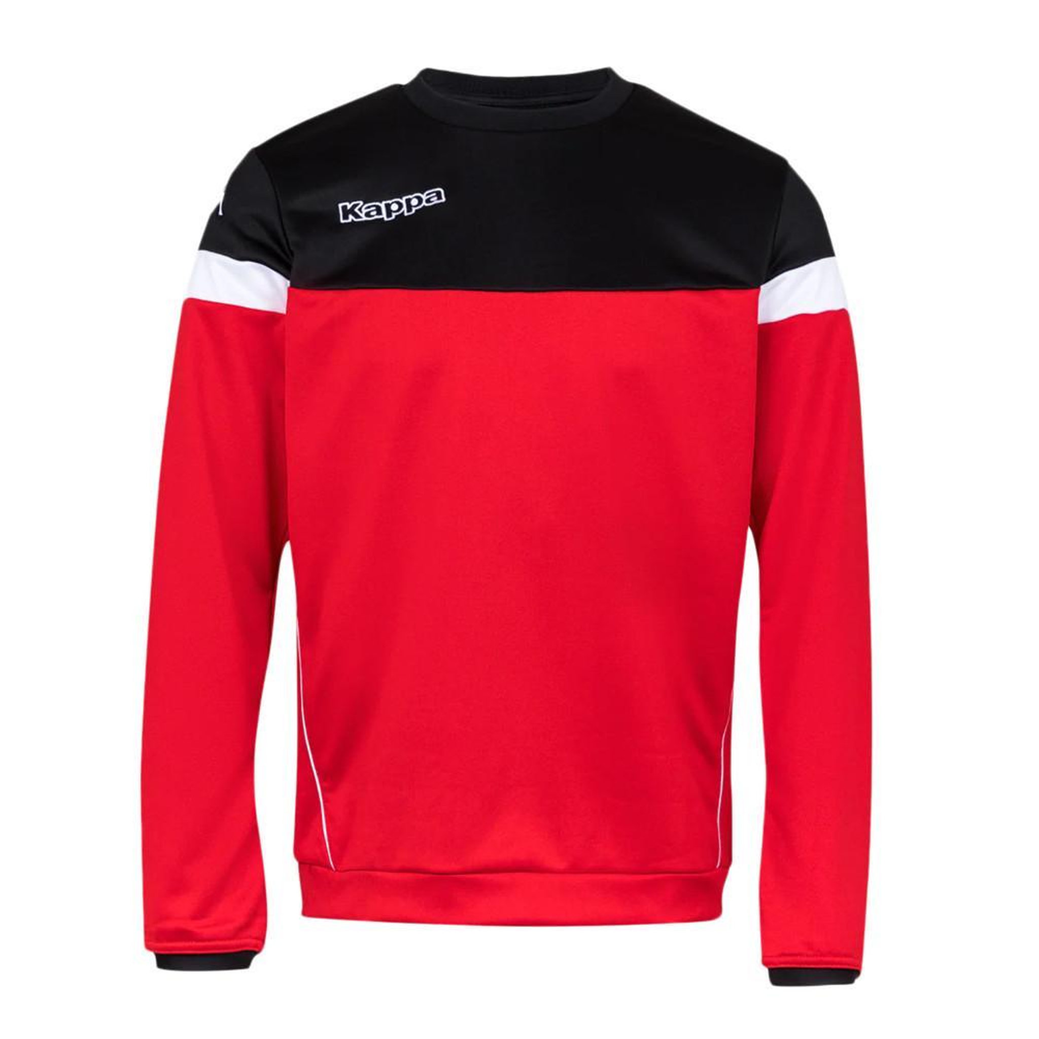 KAPPA Sweat Rouge/Noir Homme Kappa Lido. Coloris disponibles : Rouge