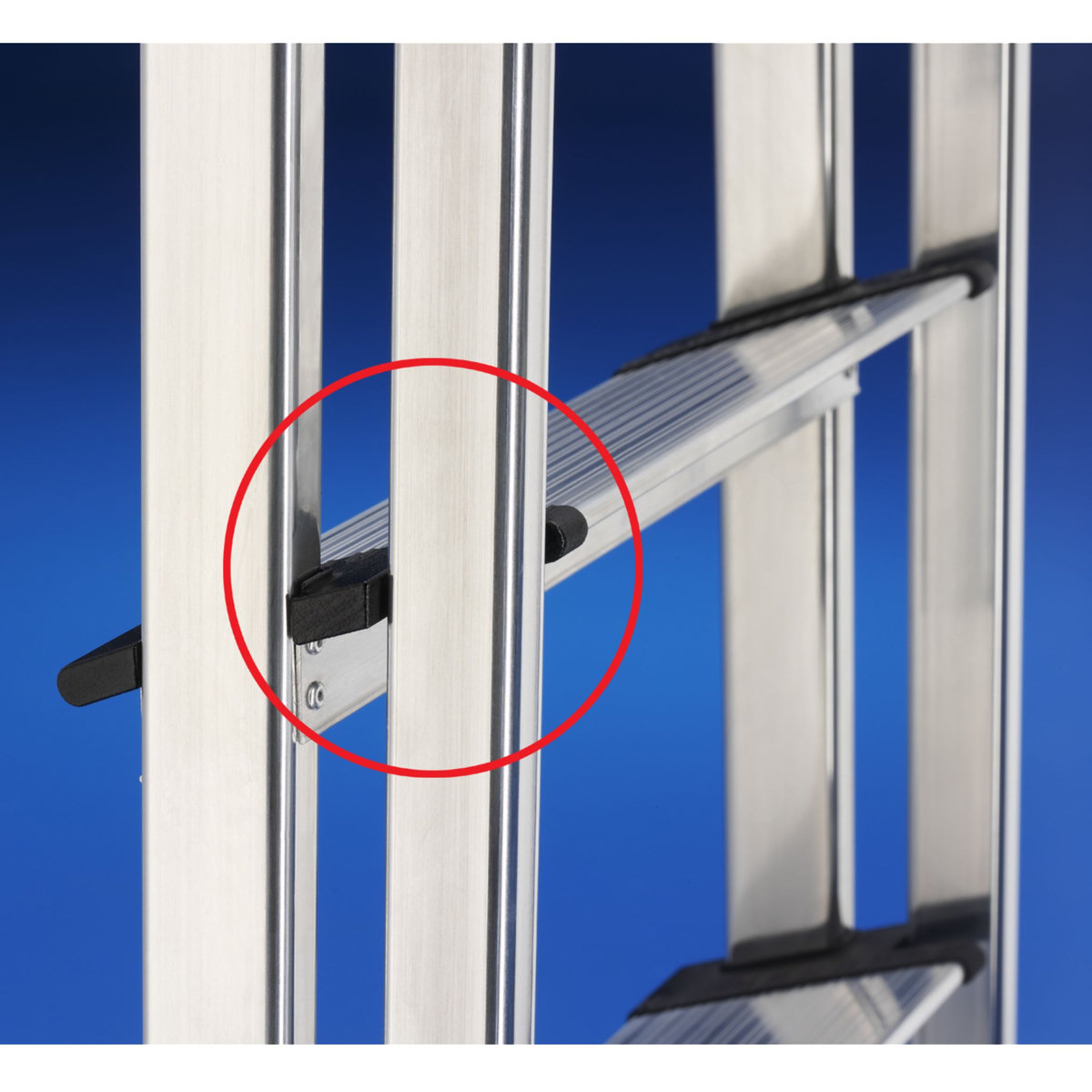 HAILO Escabeau 7 marches larges 3m25 en aluminium - PROFISTEP XXL