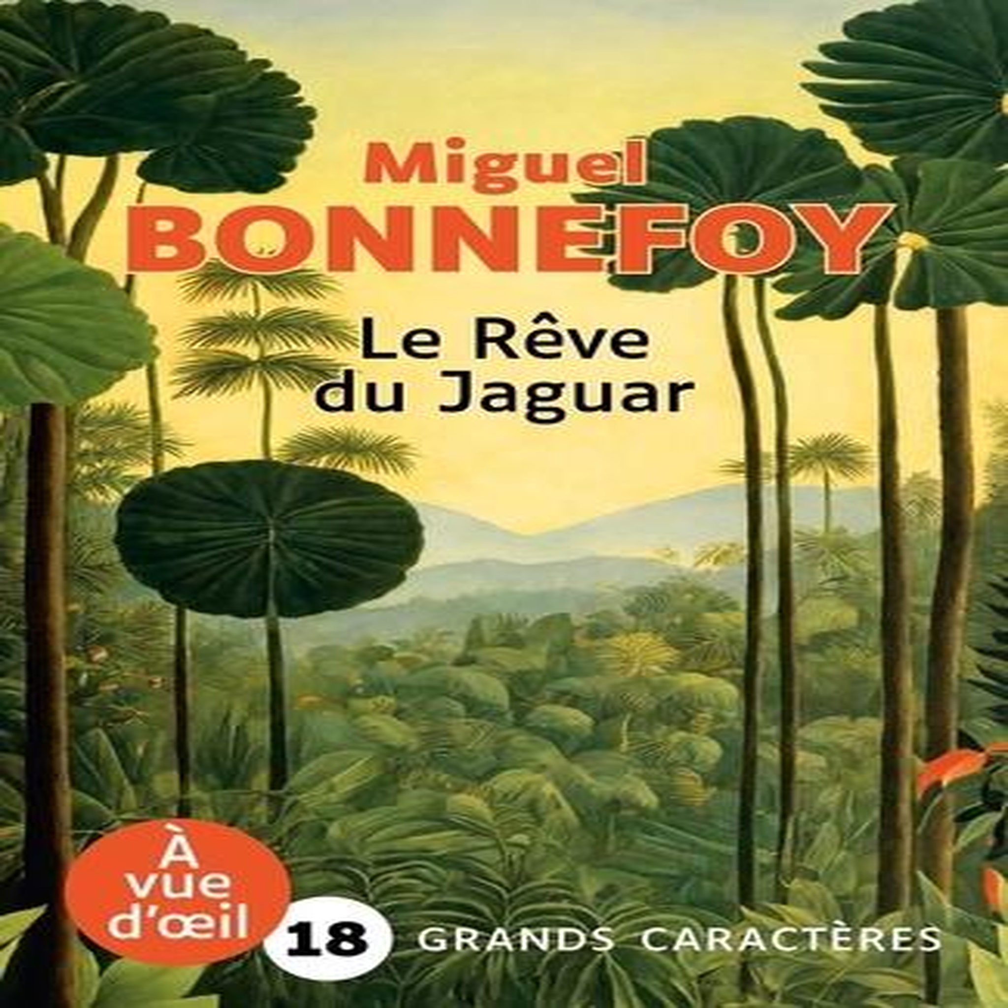 LE REVE DU JAGUAR [EDITION EN GROS CARACTERES], Bonnefoy Miguel