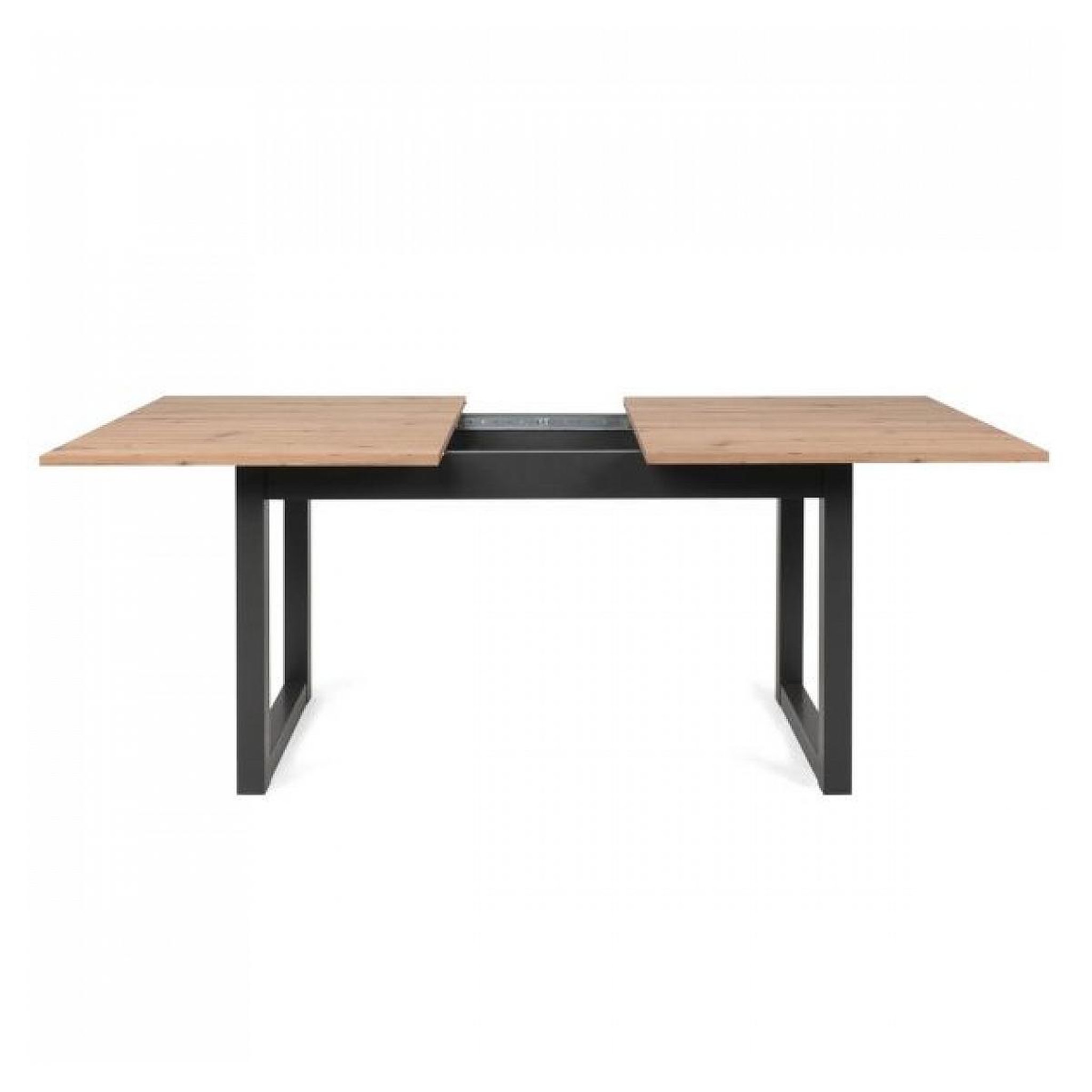 Voir la diapositive 2 : HomeStyle4U Table Extensible en Bois au Style Industriel pour Dîner en Famille