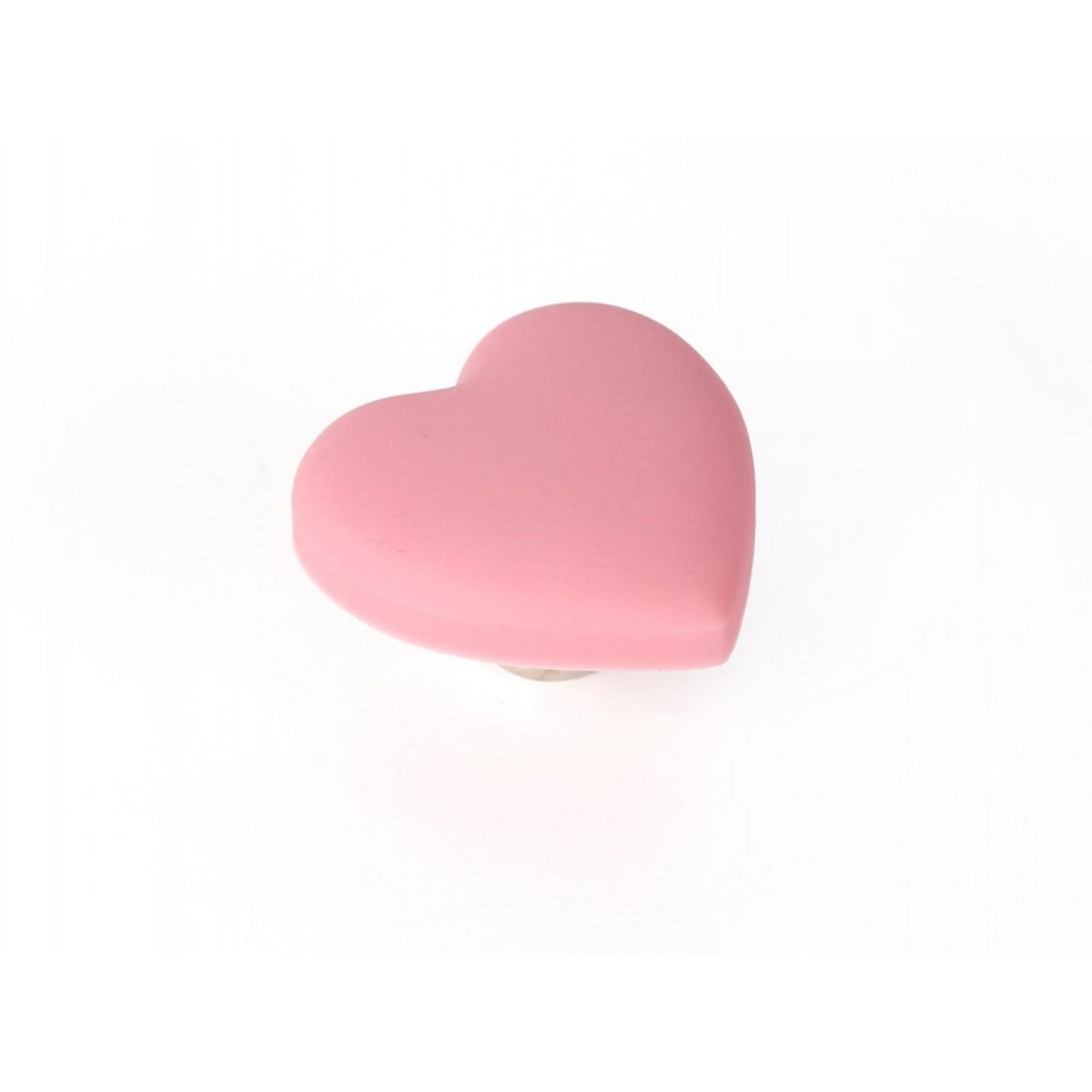 CENTRALE BRICO Bouton de meuble Coeur plastique mat H.25 x l.41 x P.41 mm