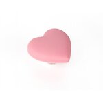CENTRALE BRICO Bouton de meuble Coeur plastique mat H.25 x l.41 x P.41 mm