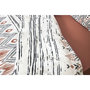 Voir la diapositive 3 : Home collection Parure housse de couette 100% coton 57fils-ethnic