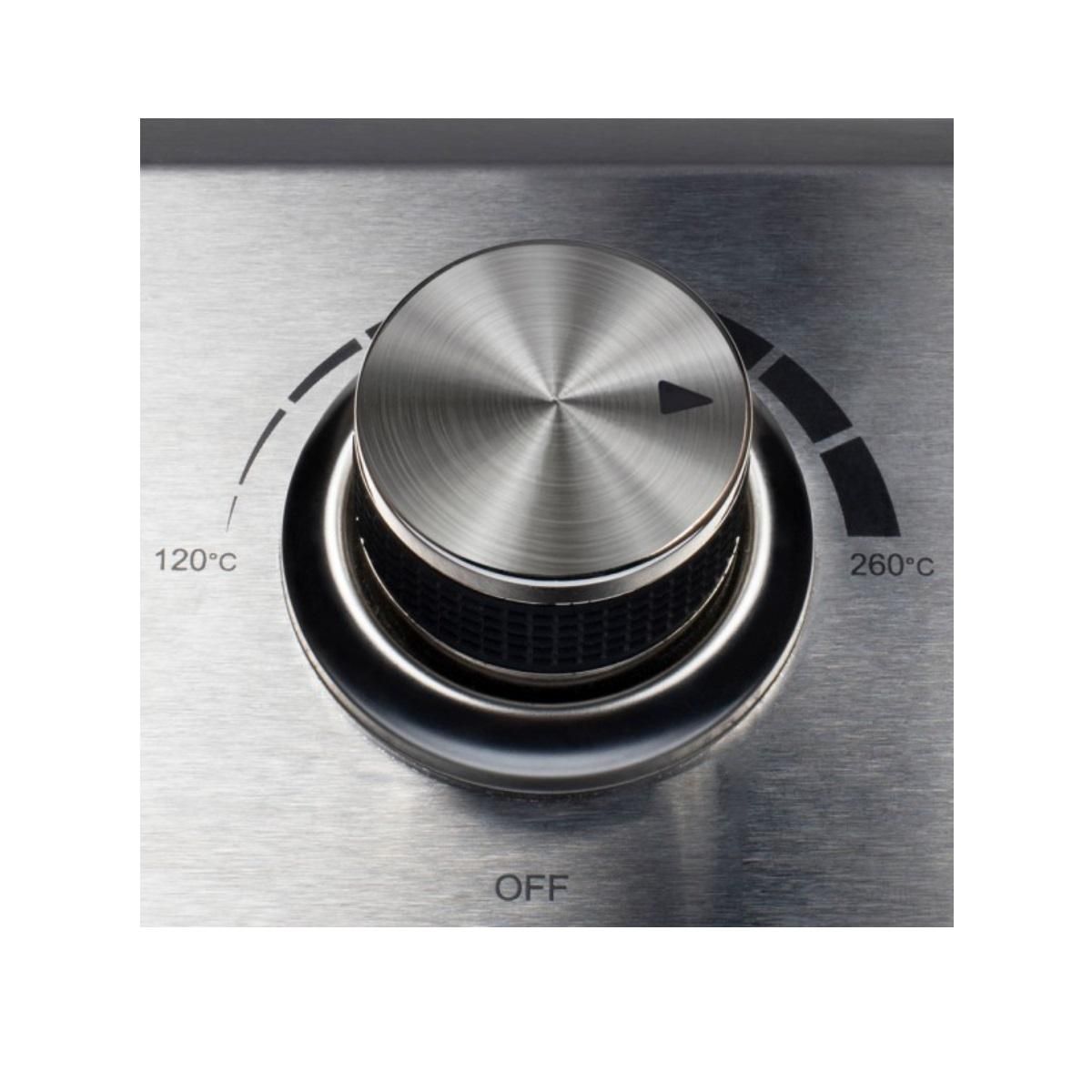 LIVOO Plancha électrique 2800w plaque inox - DOC292