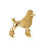 Voir la diapositive 2 : Paris Prix Statue Caniche Debout  Trina  79cm Doré