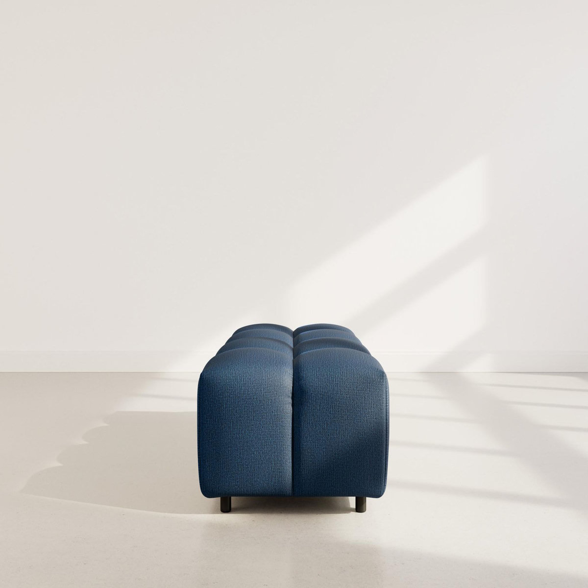 LISA DESIGN Adelaide - pouf en tissu texturé