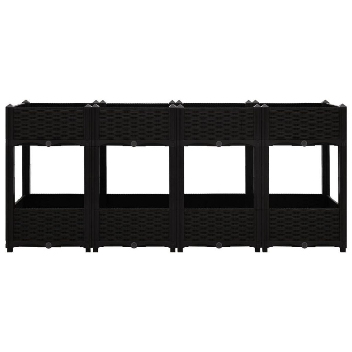 VIDAXL Lit sureleve 160x40x71 cm Polypropylene