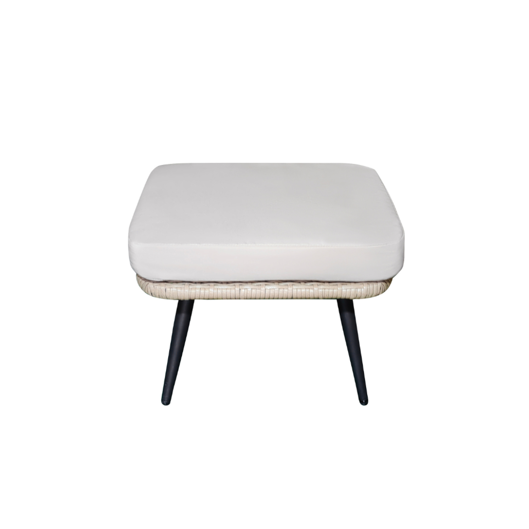 CONCEPT USINE Repose-pieds extérieur avec coussin beige bellavista
