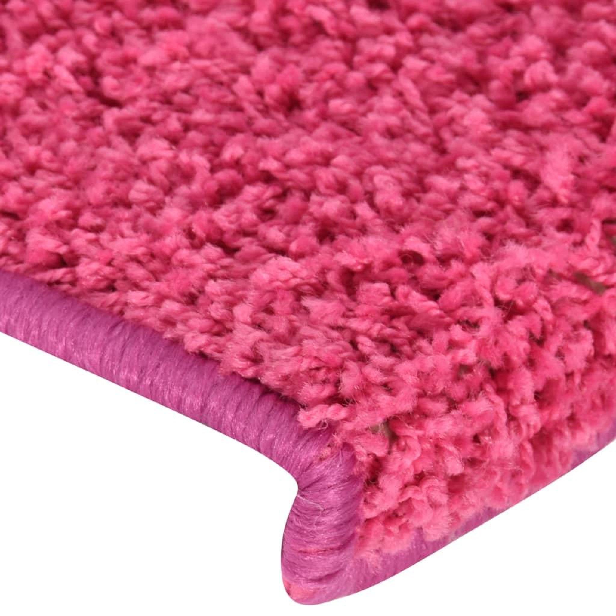 Voir la diapositive 5 : VIDAXL Tapis d'escalier 15 pcs 65x21x4 cm Rose