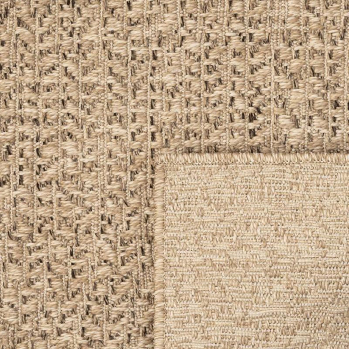 VIDAXL Tapis ZIZUR 80x200 cm aspect de jute intérieur et extérieur