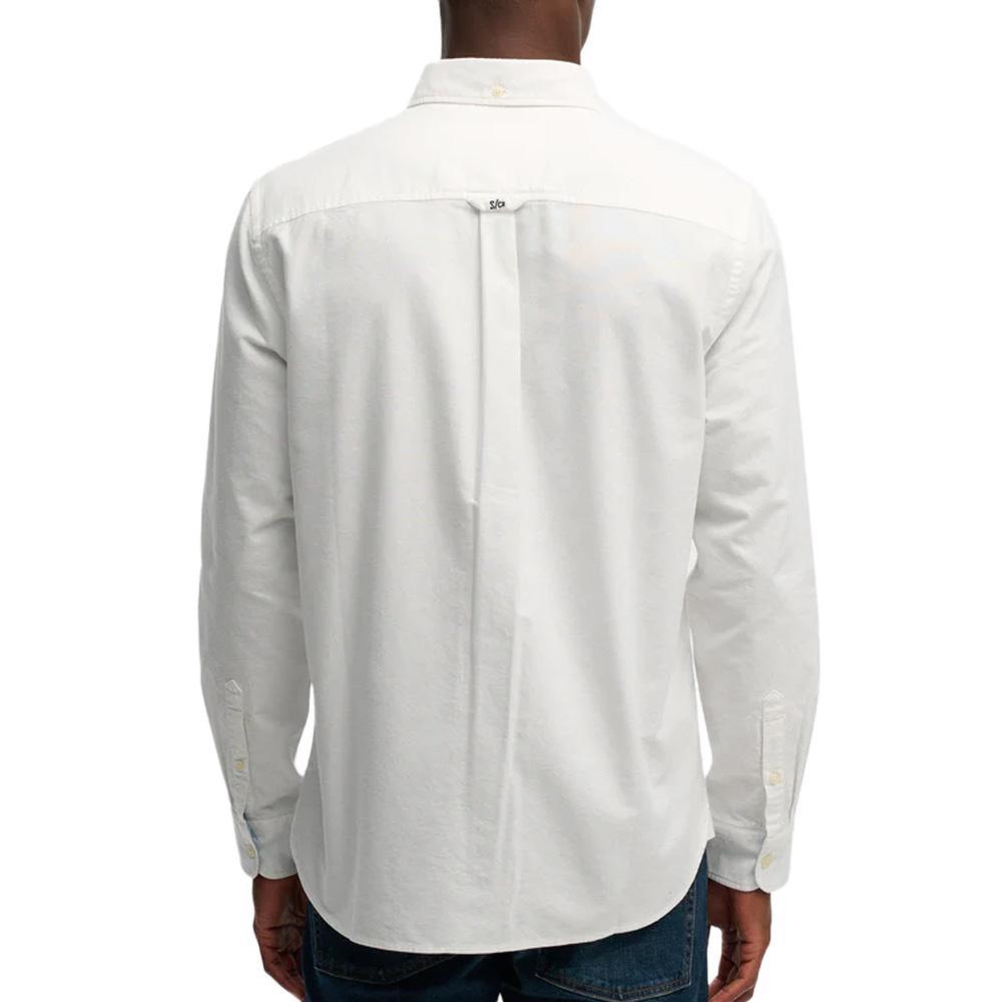 Voir la diapositive 2 : SUPERDRY Chemise Blanche Homme Superdry Preppy