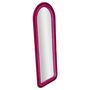 Voir la diapositive 2 : Paris Prix Miroir Mural en Velours  Chloé  160cm Fuchsia