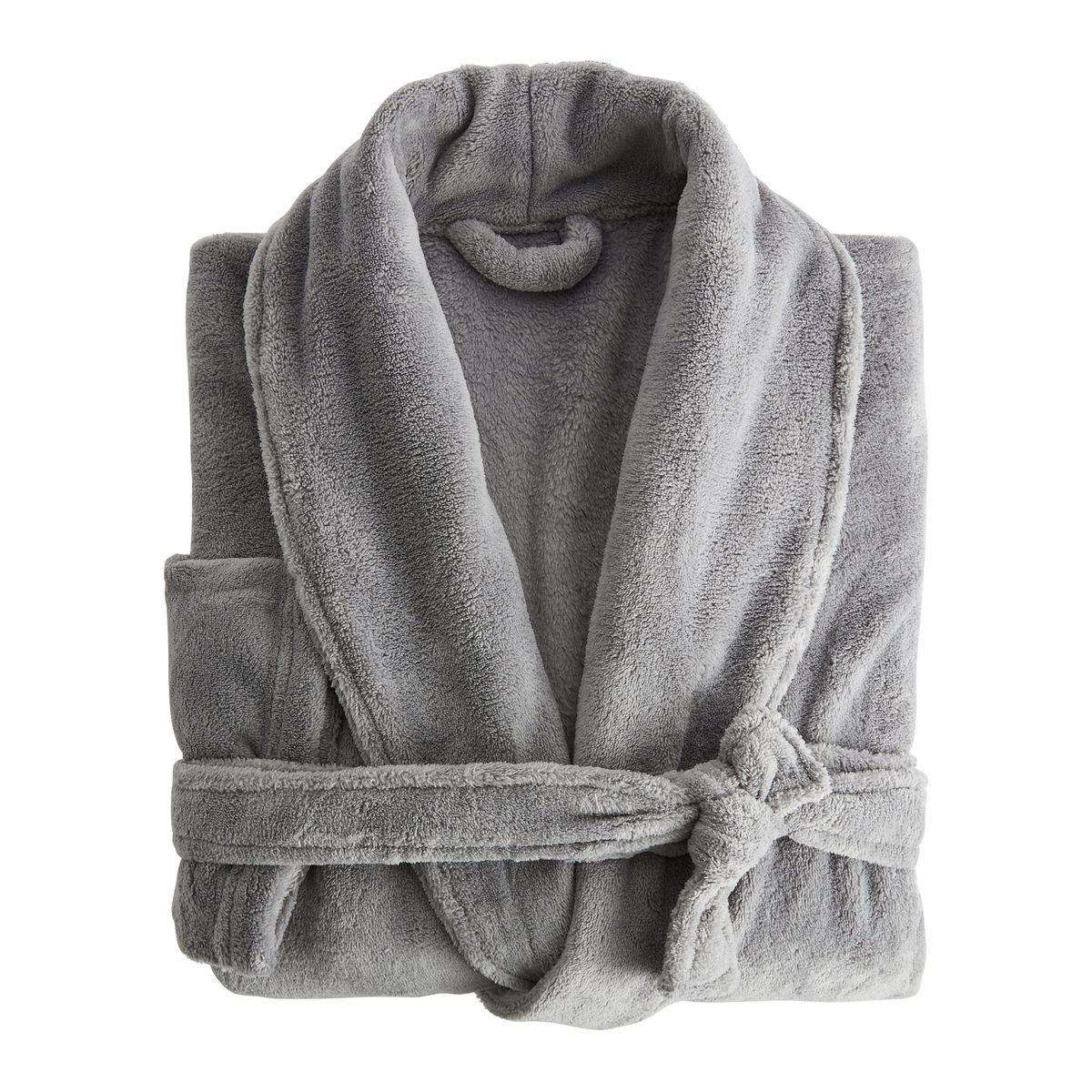 ACTUEL Peignoir en microfibre uni 