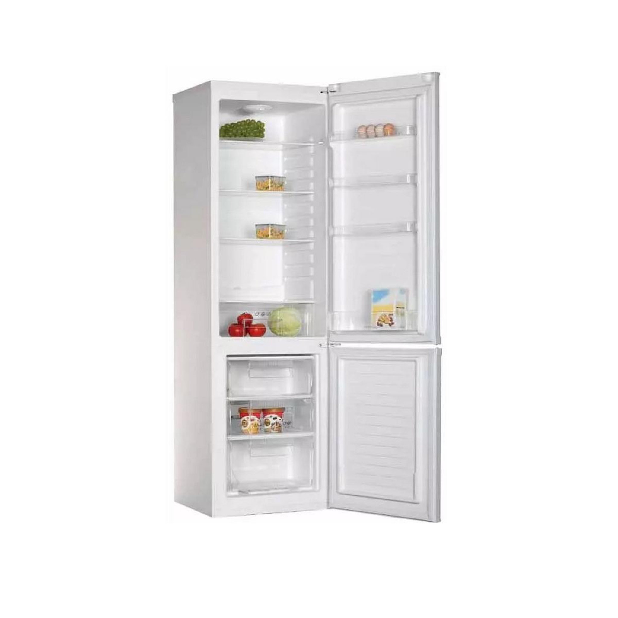 Voir la diapositive 3 : Candy Réfrigérateur combiné 55cm 262l statique blanc - cch1s518ew