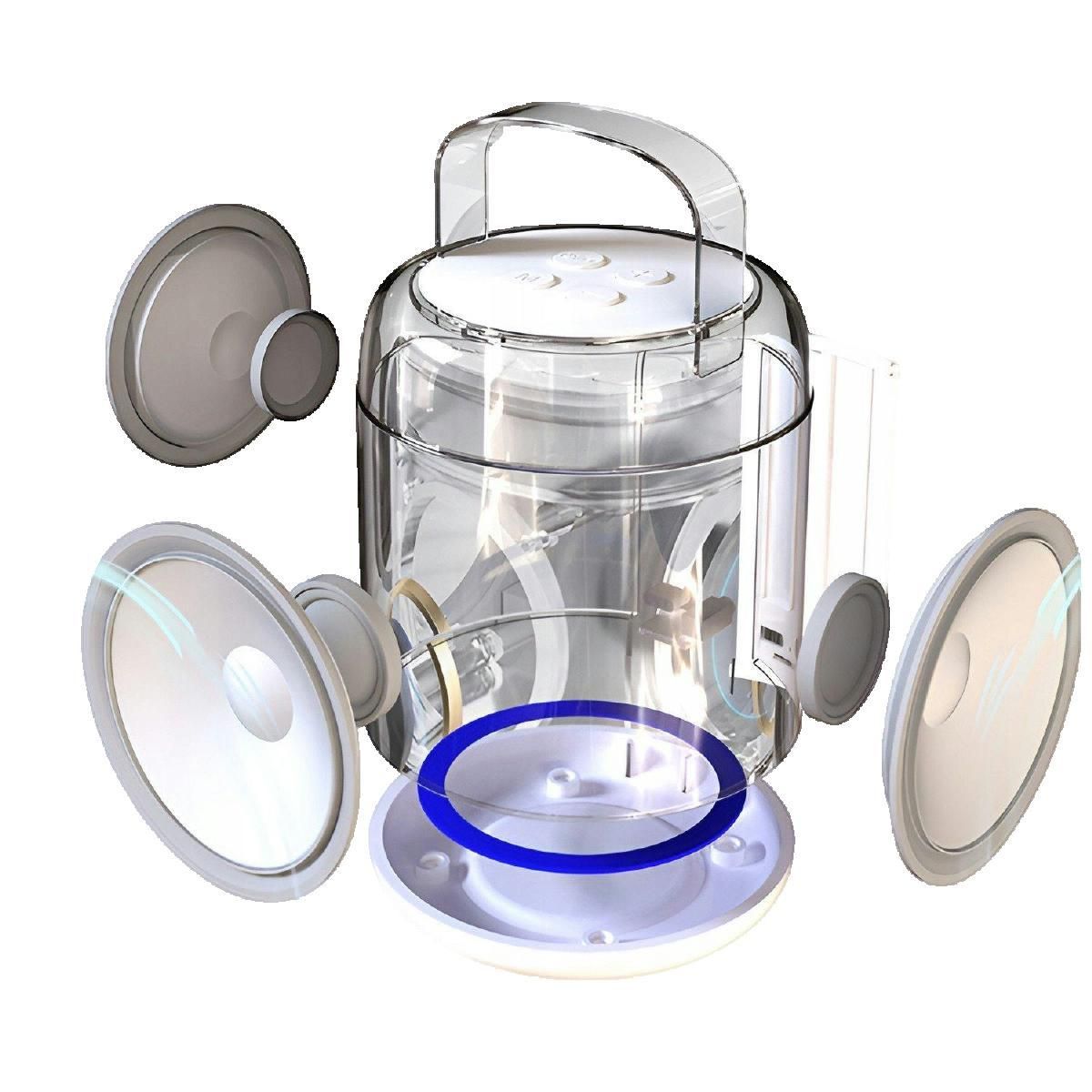 MOZART Enceinte portable bluetooth Mozos MK-PINK rose avec fonction karaoké