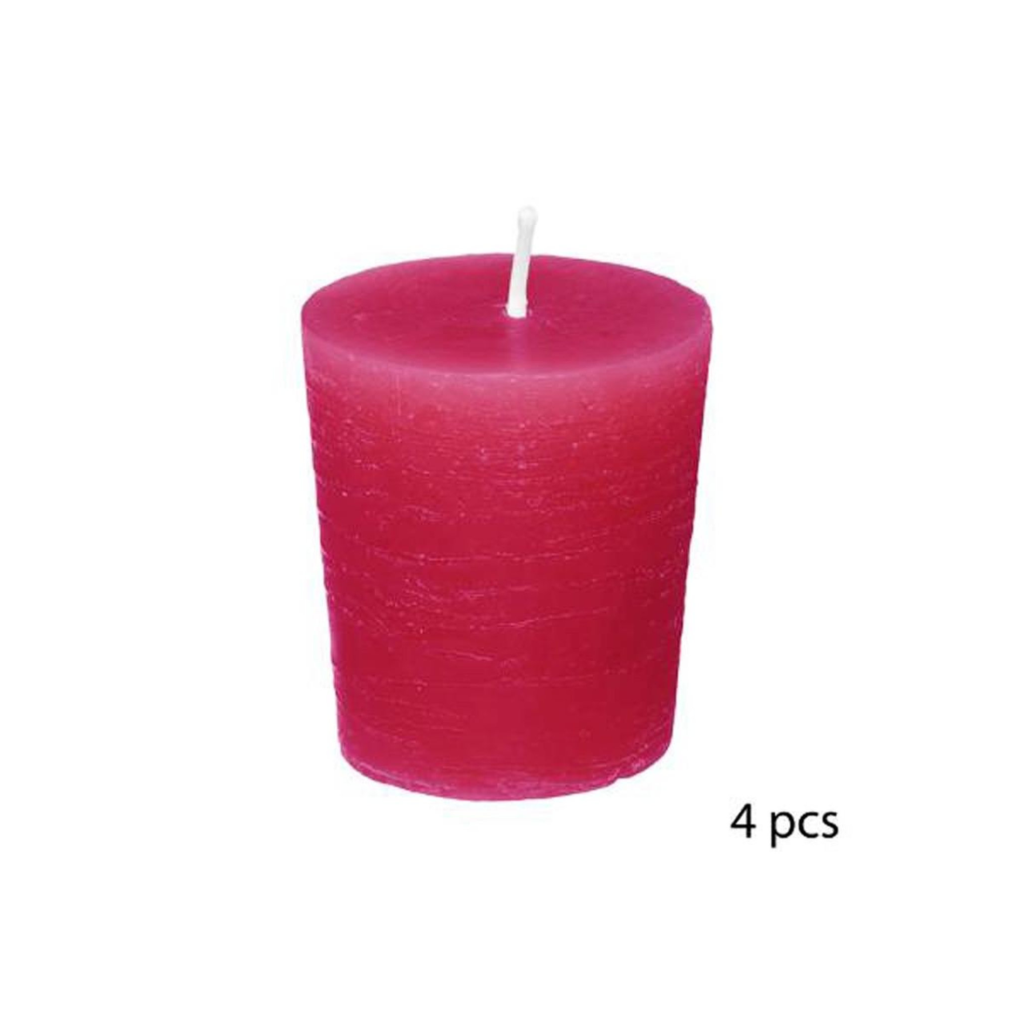 Voir la diapositive 2 : COMPTOIR DE LA BOUGIE Lot de 4 Bougies Votives Parfumées  Elea  48g Passion Framboise