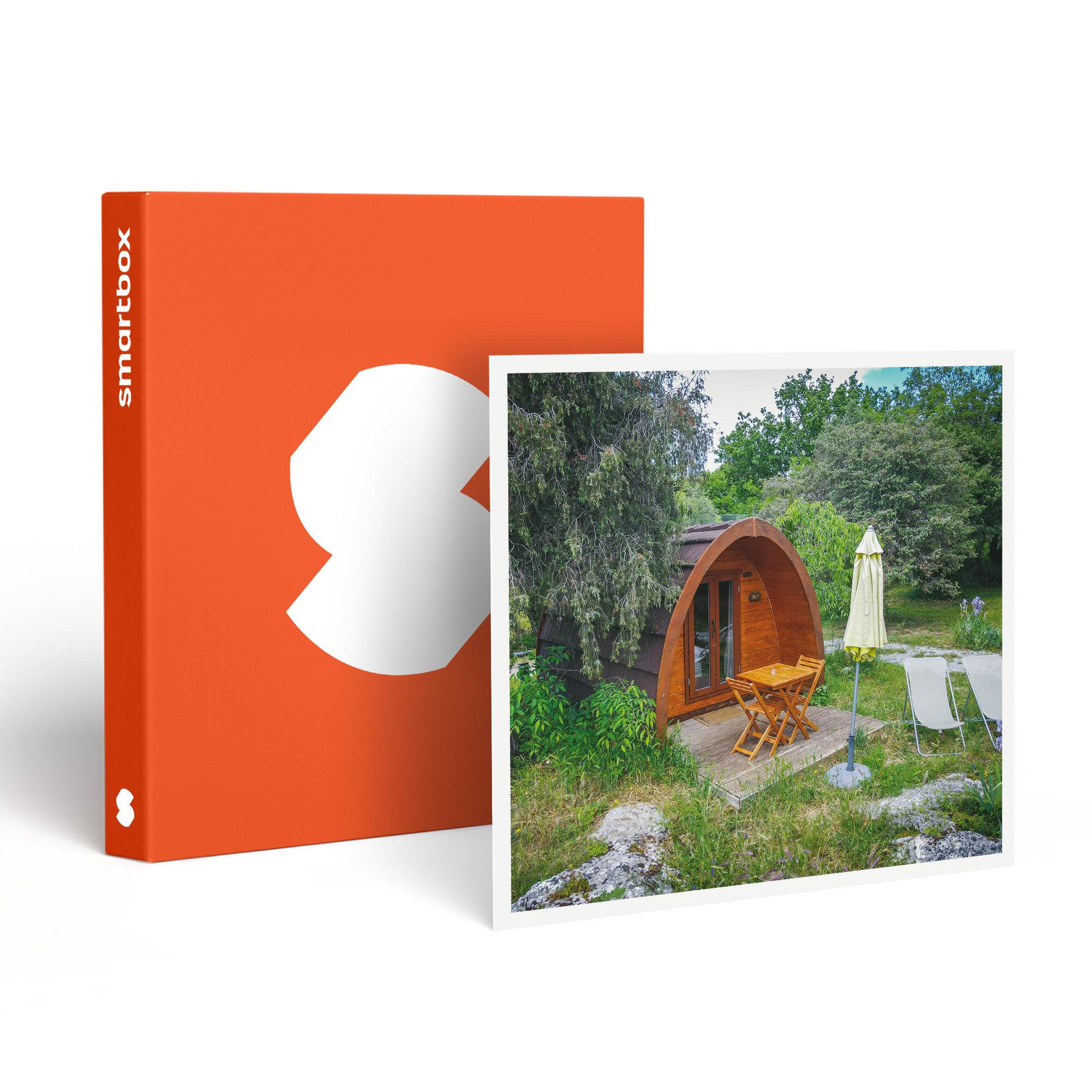 Smartbox 3 jours insolites en pod avec accès au spa en ardèche - coffret cadeau séjour