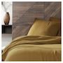 Voir la diapositive 3 : TODAY Parure housse de couette unie en gaze de coton SOWETO