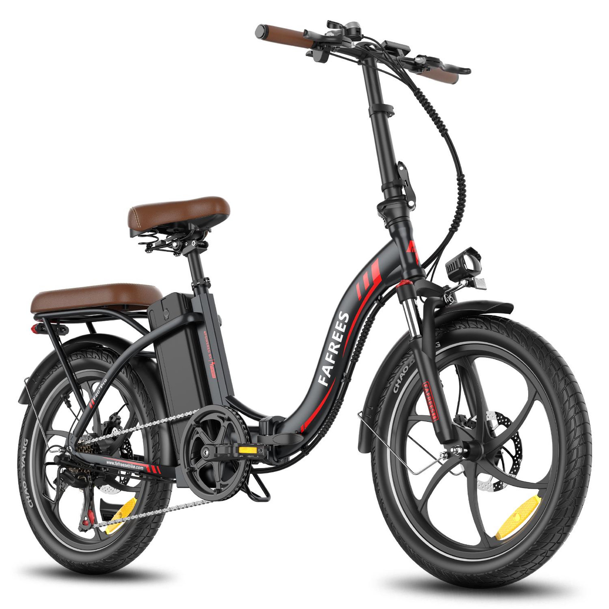 Voir la diapositive 3 : FAFREES Vélo électrique pliable de ville fafrees f20+ pro