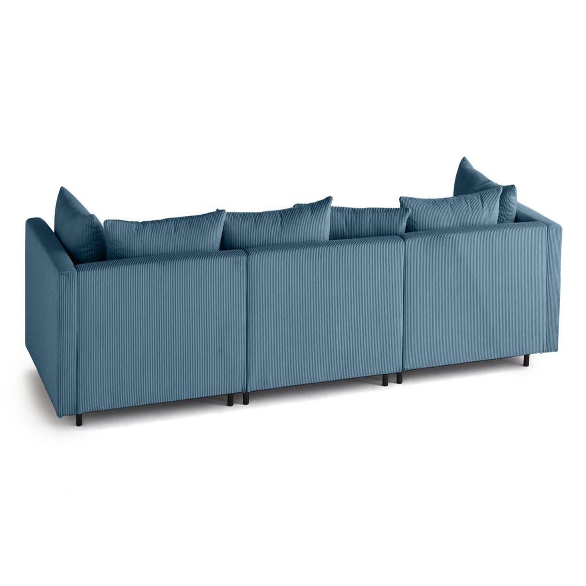 Voir la diapositive 4 : LISA DESIGN Edinburg - canapé modulable 3 places - velours côtelé