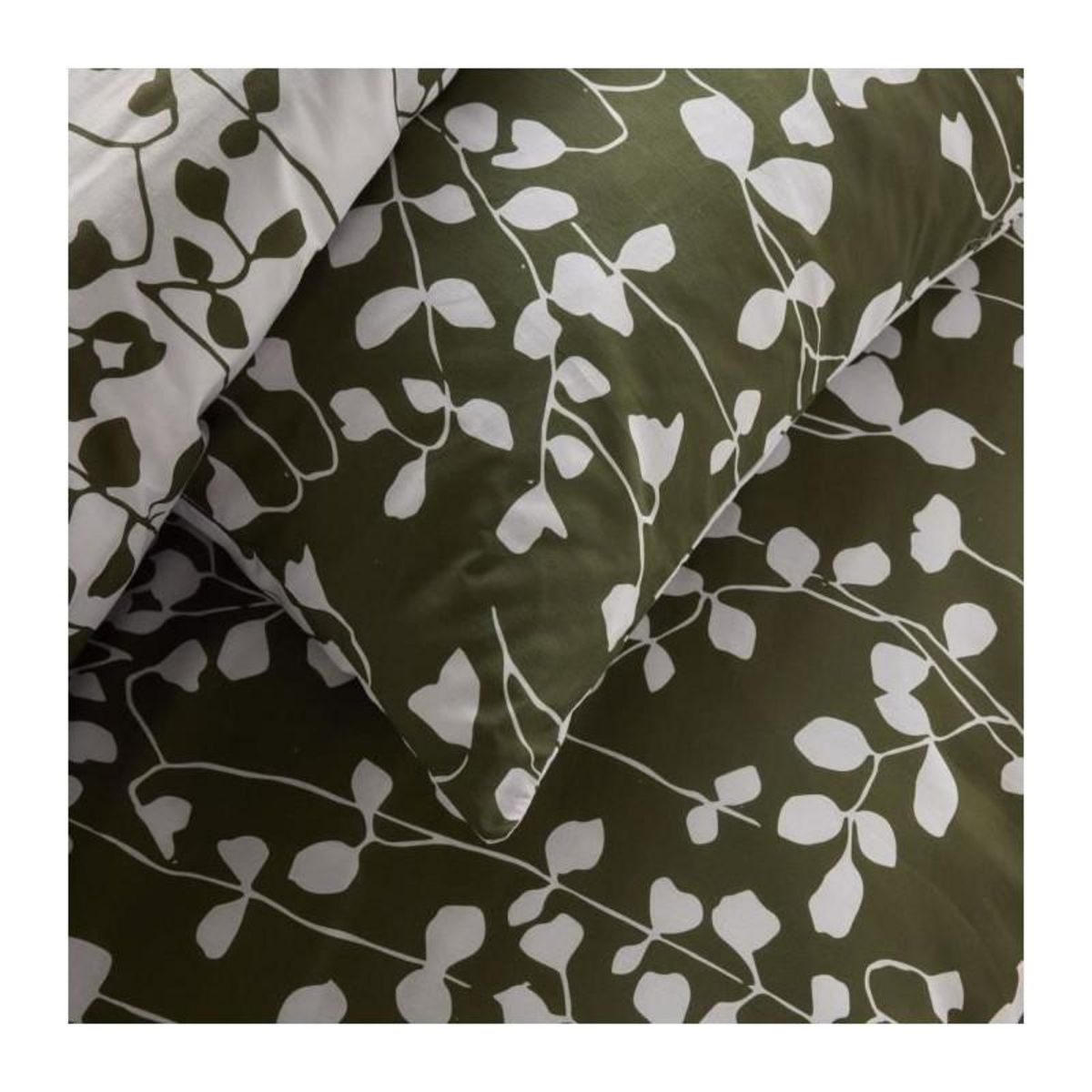 Today Parure de lit - TODAY Crazy - Imprimé Floral - 2 personnes - 220 x 240 cm - Vert