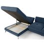 Voir la diapositive 3 : LISA DESIGN Ninon - canapé d'angle gauche 4 places convertible avec coffre en tissu texturé
