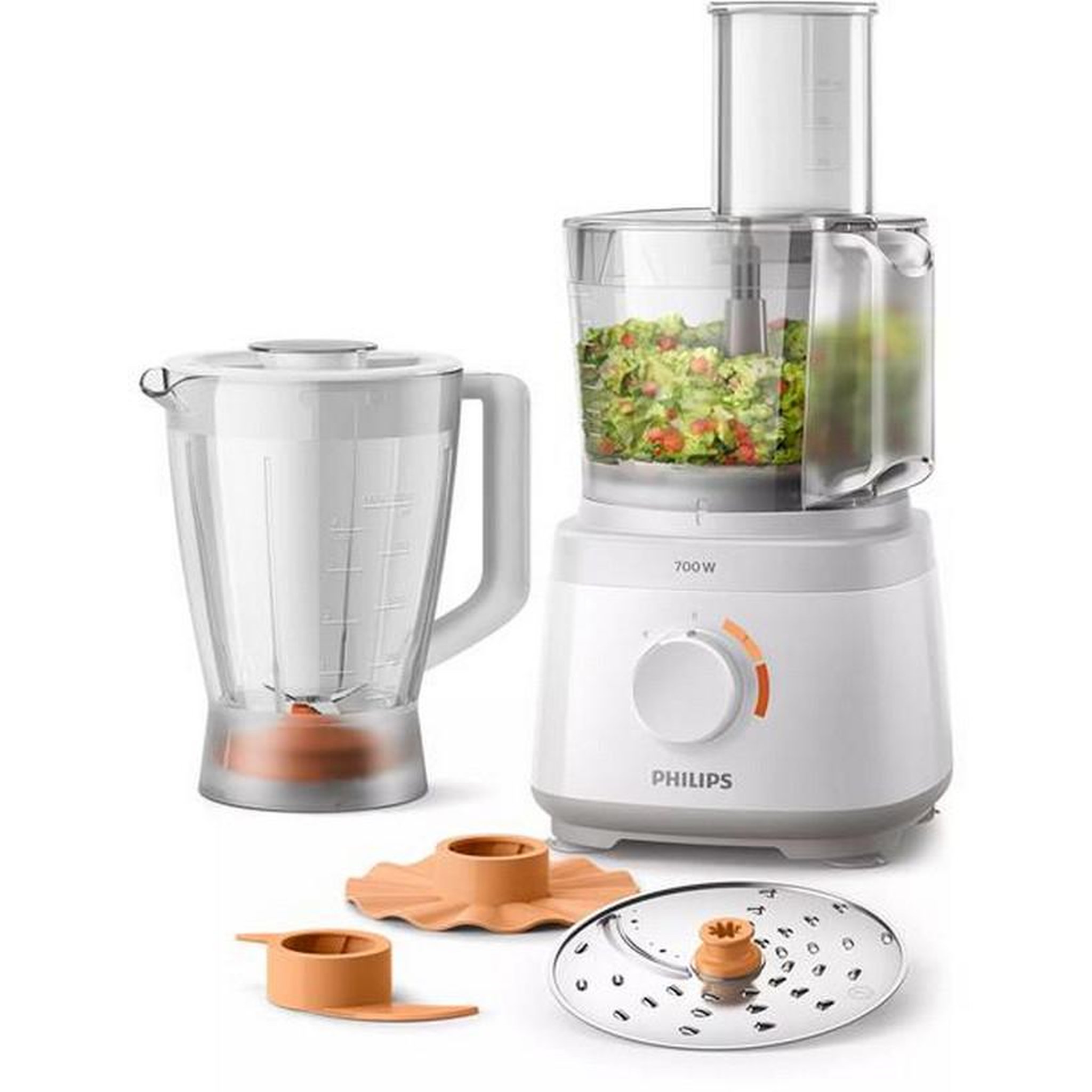 Voir la diapositive 3 : Philips Robot multifonctions 1.5l 700w blanc - HR7320/00