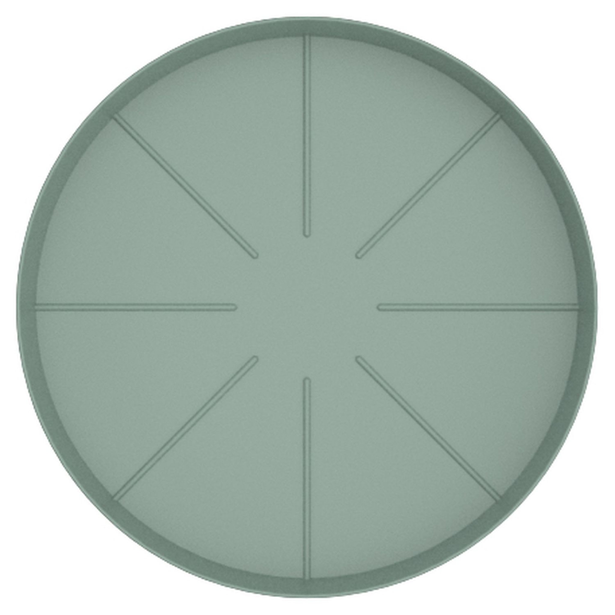 GARDENSTAR Soucoupe en plastique -  26cm pour Pot horticole D40cm - Vert sauge