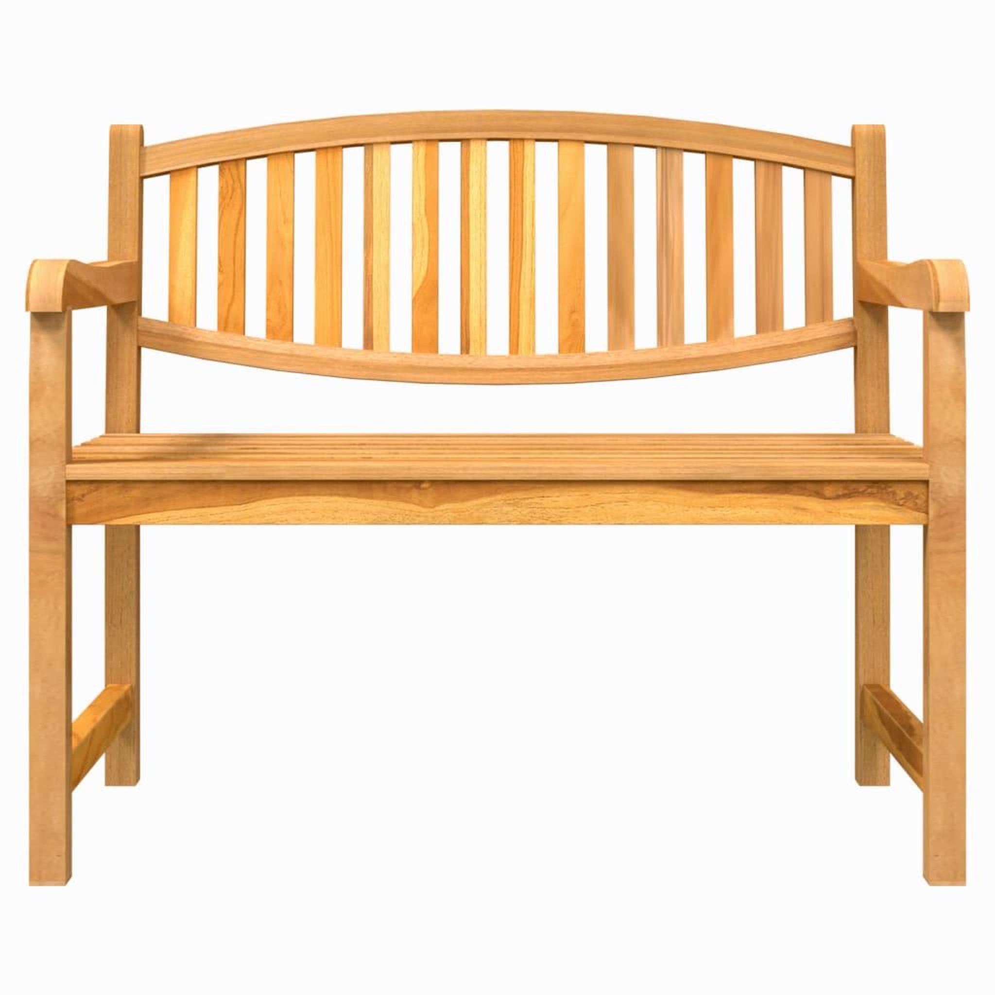 Voir la diapositive 3 : VIDAXL Banc de jardin 114x59x87 cm bois de teck solide