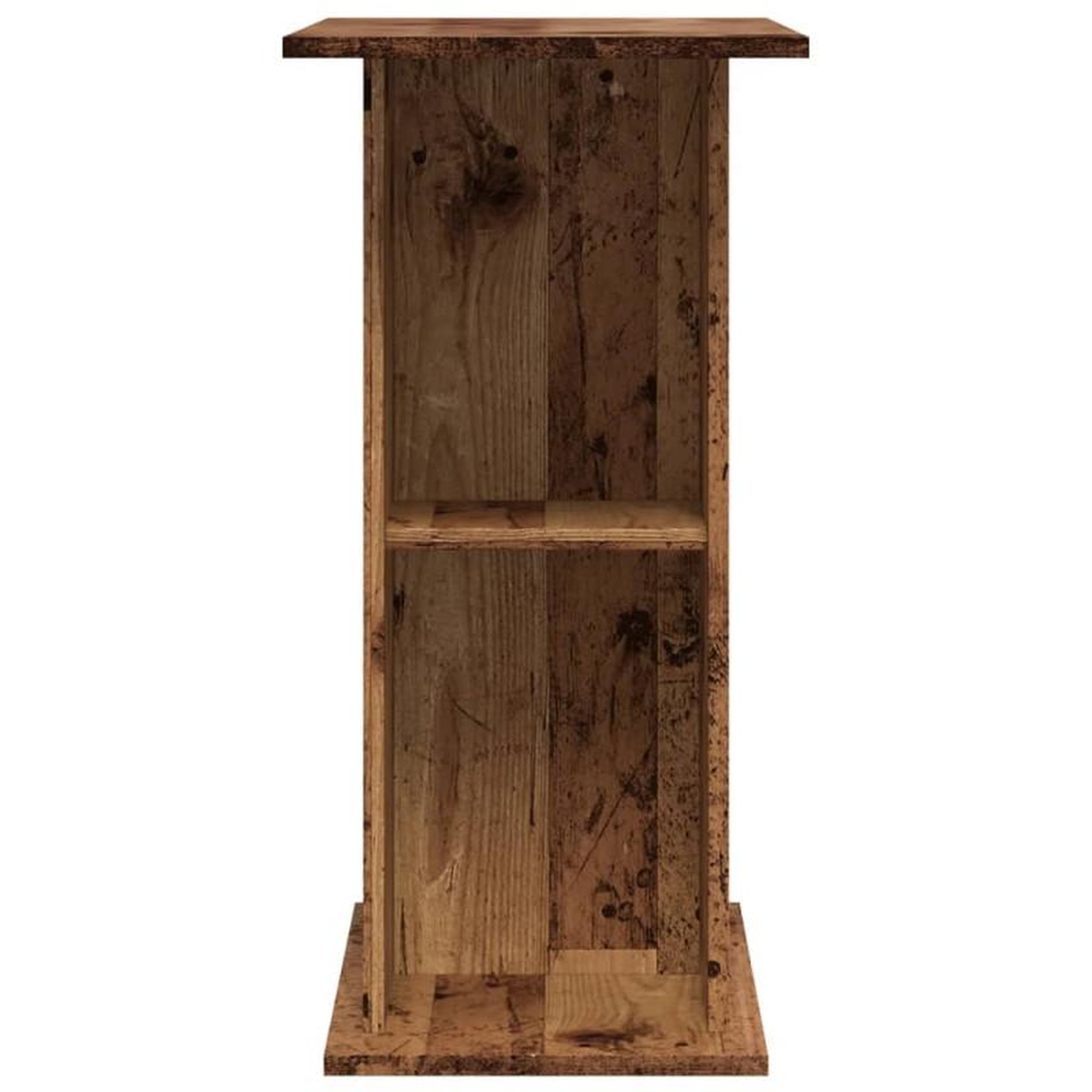 Voir la diapositive 5 : VIDAXL Support d aquarium vieux bois 36x75x72,5 cm bois d ingénierie