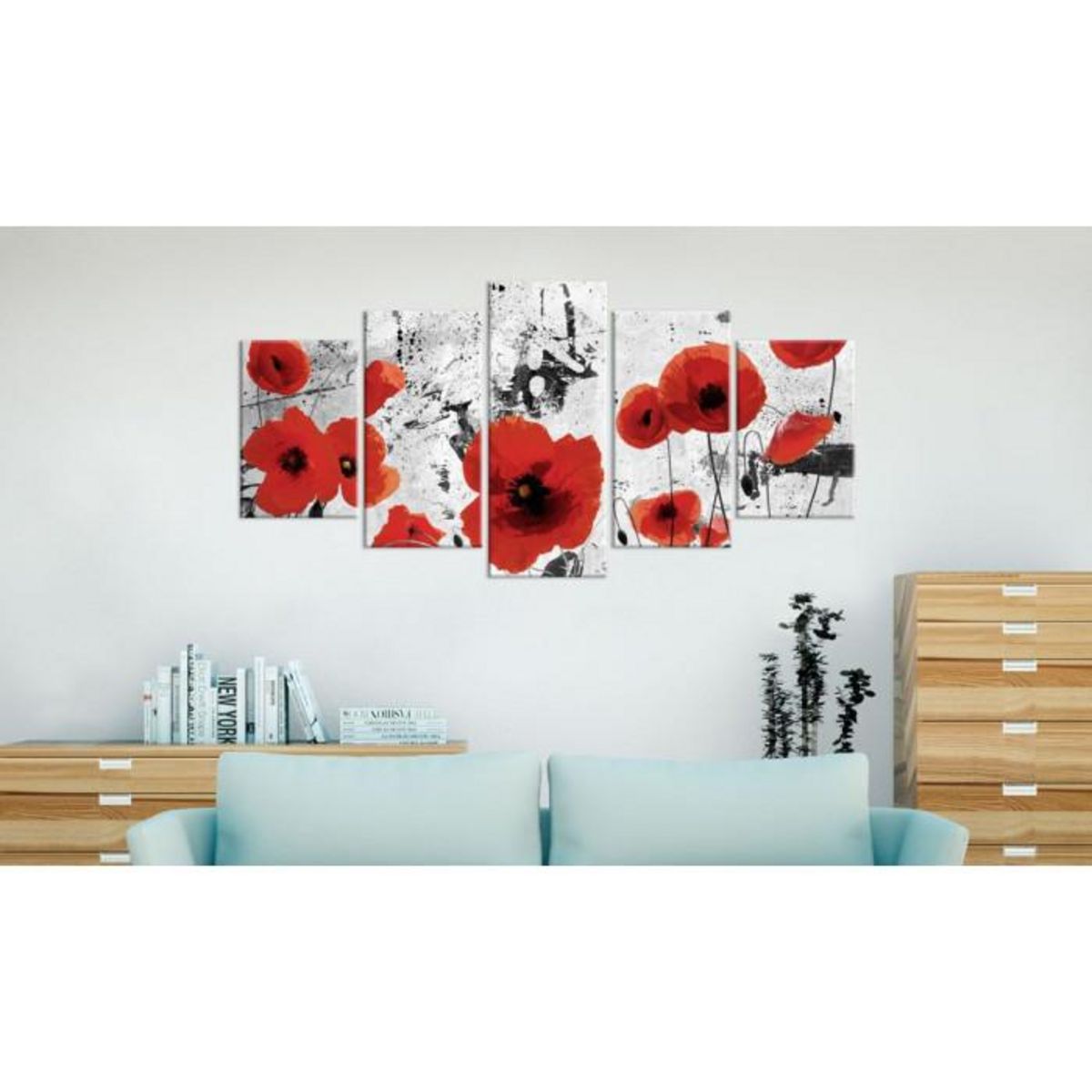 Paris Prix Tableau Imprimé  Scarlet Flowers