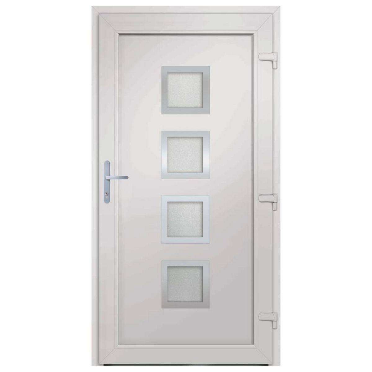 VIDAXL Porte d'entree Blanc 98x208 cm PVC